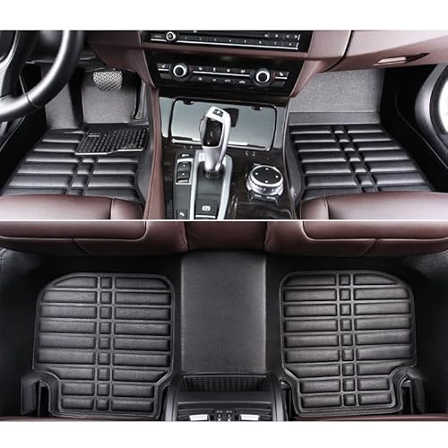 Auto Fußmatten, Für Toyota Camry 2018-2021 LHD All-Inclusive-Stil Allwetter Wasserdichter Rutschfester Bodenmatte Innenausstattung,B von KROKII