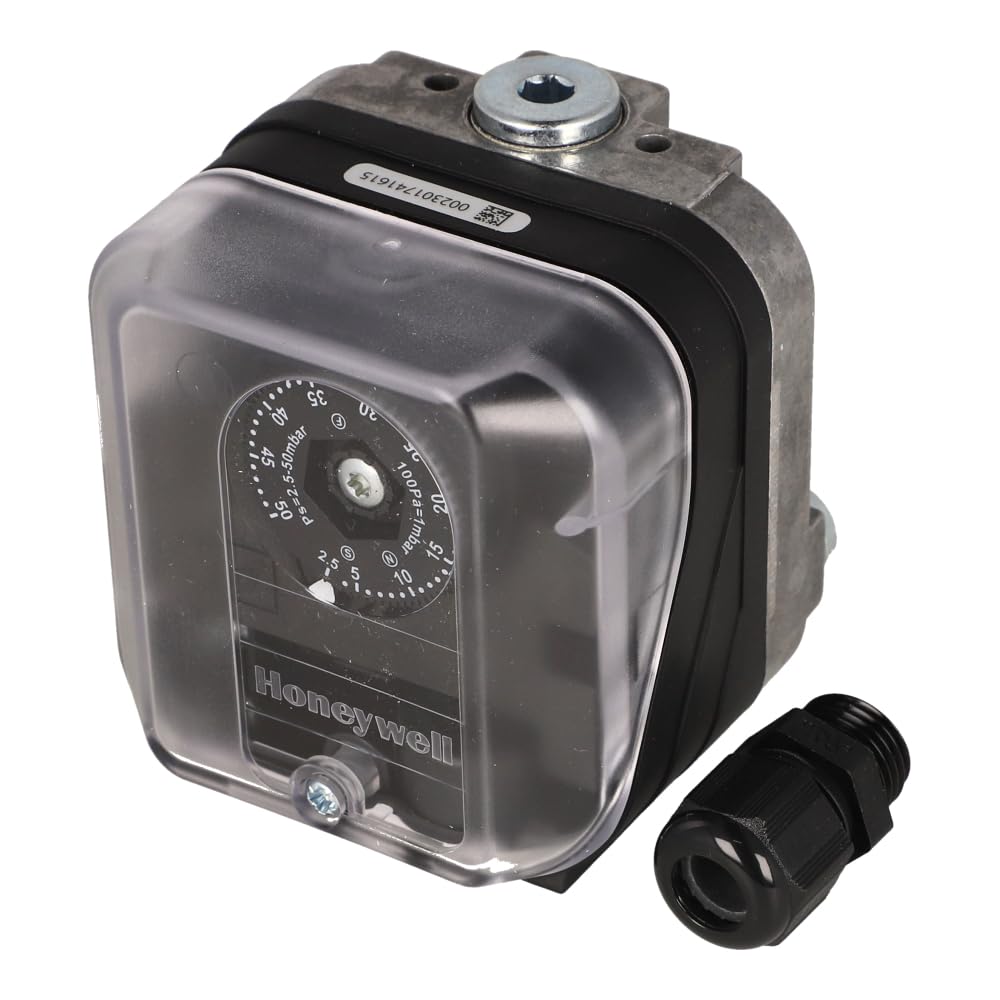 KROMSCHRODER DG50U-3 | GAS PRESSURE SWITCH, 2.5-50MBAR RANGE, GAS/AIR PRESSURE, M16 CABLE GLAND, IP54, KIPPSCHALTER, EIN-AUS, DURCHSTECKMONTAGE, HAND WHEEL, SIL 3, PL e KROMSCHRODER DG50U-3 | GAS PRESSURE SWITCH, 2.5-50MBAR RANGE, GAS/AIR PRESSURE, M16 CABLE GLAND, IP54, KIPPSCHALTER, EIN-AUS, DURCHSTECKMONTAGE, HAND WHEEL, SIL 3, PL e von KROMSCHRODER