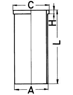 KS Kolbenschmidt 89 161 190 Zylinder-Büchse von KS Kolbenschmidt