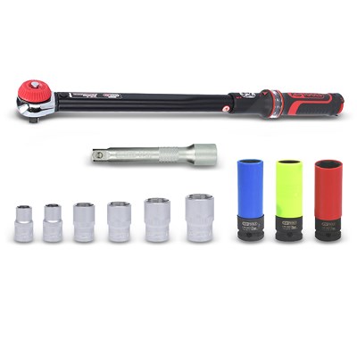 Ks Tools 1/2 ERGOTORQUE Drehmomentschlüssel-Satz, 20-200Nm, 11-tlg [Hersteller-Nr. 516.2400] von KS TOOLS