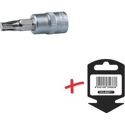 Ks Tools 1/4 Bit-Stecknuss Torx, T25 [Hersteller-Nr. 911.1445-E] von KS TOOLS