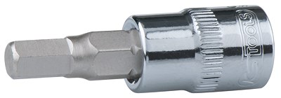 Ks Tools 1/4 CHROME Bit-Stecknuss Innensechskant, 10mm [Hersteller-Nr. 918.4361] von KS TOOLS