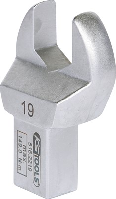 Ks Tools 14x18mm Einsteck-Maulschlüssel, 19mm [Hersteller-Nr. 516.2219] von KS TOOLS