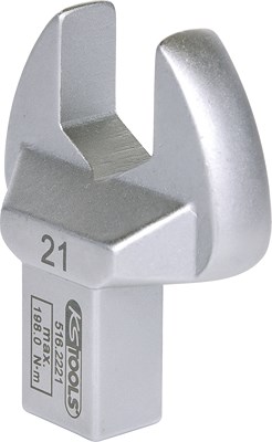 Ks Tools 14x18mm Einsteck-Maulschlüssel, 21mm [Hersteller-Nr. 516.2221] von KS TOOLS