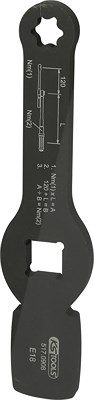 Ks Tools 3/4 Schlag-Torx-E-Schlüssel mit 2 Schlagflächen, E18 [Hersteller-Nr. 517.0908] von KS TOOLS