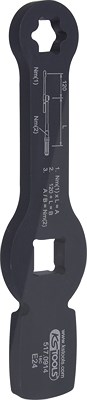 Ks Tools 3/4 Schlag-Torx-E-Schlüssel mit 2 Schlagflächen, E24 [Hersteller-Nr. 517.0914] von KS TOOLS