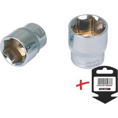 Ks Tools 3/8 CHROMEplus Sechskant-Stecknuss, 24mm [Hersteller-Nr. 918.3824-E] von KS TOOLS