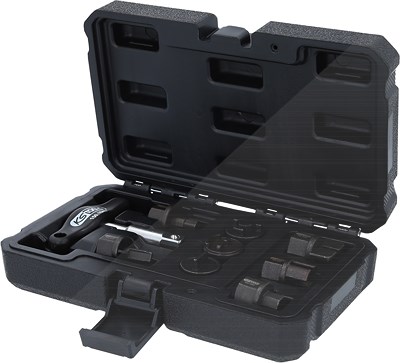 Ks Tools 3/8 Öldienst-Spezialprofil-Satz für Kunststoff-schrauben, 9-tlg [Hersteller-Nr. 150.1040] von KS TOOLS