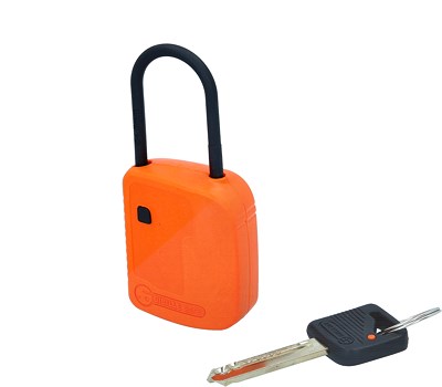 Ks Tools Absperr-Vorhängeschloss, orange, Verbundmaterial, 38 mm [Hersteller-Nr. 117.0220] von KS TOOLS