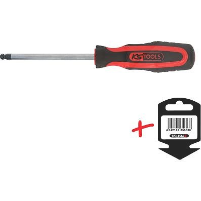Ks Tools ERGOTORQUEplus Schraubendreher Innensechskant mit Kugelkopf 8,0mm [Hersteller-Nr. 159.1065-E] von KS TOOLS