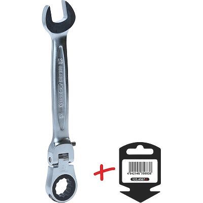 Ks Tools GEARplus Gelenk-Ratschenringmaulschlüssel feststellbar, 13mm [Hersteller-Nr. 503.4813-E] von KS TOOLS