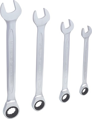 Ks Tools GEARplus Ratschenringmaulschlüssel-Satz, 4-tlg 24-32mm [Hersteller-Nr. 503.4270] von KS TOOLS