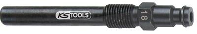 Ks Tools Glühkerzen Adapter, M10x1,0 mit Außengewinde, Länge 75 mm [Hersteller-Nr. 150.3678] von KS TOOLS