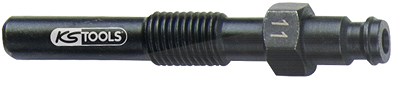Ks Tools Glühkerzen Adapter, M10x1,25 mit Außengewinde, Länge 70 mm [Hersteller-Nr. 150.3672] von KS TOOLS