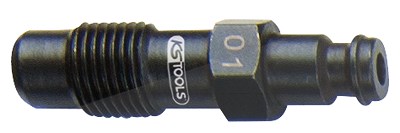 Ks Tools Glühkerzen Adapter, M12x1,25 mit Außengewinde, Länge 47 mm [Hersteller-Nr. 150.3662] von KS TOOLS