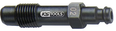 Ks Tools Glühkerzen Adapter, M12x1,25 mit Außengewinde, Länge 55 mm [Hersteller-Nr. 150.3663] von KS TOOLS