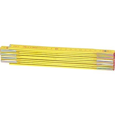 Ks Tools Holz-Gliedermaßstab, gelb, 2m [Hersteller-Nr. 300.0060] von KS TOOLS