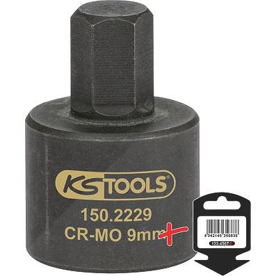 Ks Tools 3/8 Bremssattel-Stecknuss, 9mm [Hersteller-Nr. 150.2229-E] von KS TOOLS