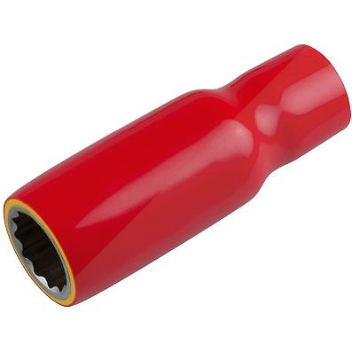 Ks Tools 3/8 Stecknuss mit Schutzisolierung, lang, 17 mm [Hersteller-Nr. 117.1097] von KS TOOLS