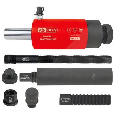 Ks Tools Druck- und Zug-Hydraulikzylinder-Satz, 22t, 10-tlg [Hersteller-Nr. 440.0010] von KS TOOLS