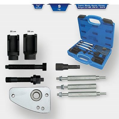 Ks Tools HDI-Injektor-Auszieher-Satz, 9-tlg [Hersteller-Nr. BT551180] von KS TOOLS