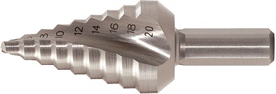 Ks Tools HSS Stufenbohrer extra kurz,Ø 4-30mm, 14 Stufen [Hersteller-Nr. 330.2373] von KS TOOLS