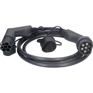 Efutoro Ladekabel gerade, Typ 2 auf Typ 2 11 kW, 16 A, 400 V, Mode 3, 3m [Hersteller-Nr. 117.7165] für Aiways, Aixam, Alfa Romeo, Audi, Bentley, BMW, von Efutoro