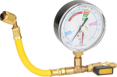 Ks Tools Manometer mit Abschaltventil [Hersteller-Nr. 550.1423] von KS TOOLS