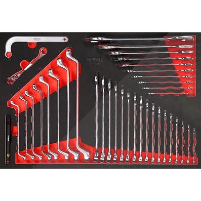 Ks Tools Schraubenschlüssel-Satz in Schaumstoffeinlage, 38-tlg [Hersteller-Nr. 811.0038] von KS TOOLS
