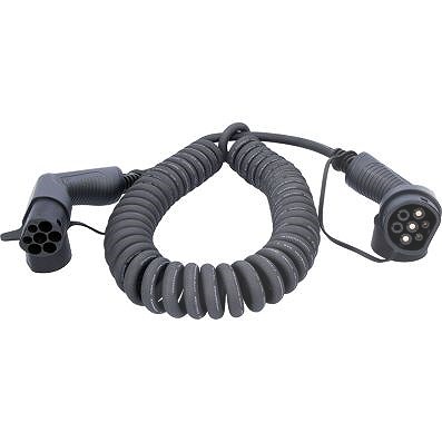 Efutoro Spiralladekabel Typ 2 auf Typ 2 7,4 kW, 32 A, 230 V, Mode 3, 5m [Hersteller-Nr. 117.7345] für Aiways, Aixam, Alfa Romeo, Audi, Bentley, BMW, C von Efutoro
