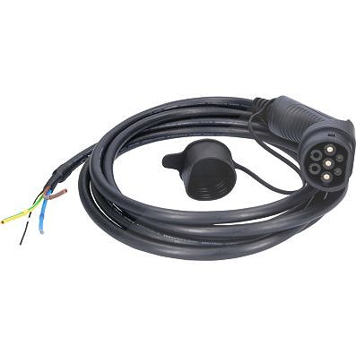 Ks Tools Ladekabel gerade, Ende offen auf Typ 2 5m 7,4 kW 32A 230V [Hersteller-Nr. 117.7255] für Aiways, Aixam, Alfa Romeo, Audi, Bentley, BMW, Cenntr von KS TOOLS