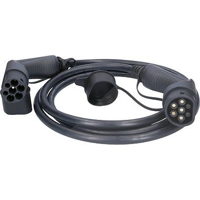 Efutoro Ladekabel gerade, Typ 2 auf Typ 2 22 kW, 32 A, 400 V, Mode 3, 3m [Hersteller-Nr. 117.7185] für Aiways, Aixam, Alfa Romeo, Audi, Bentley, BMW, von Efutoro