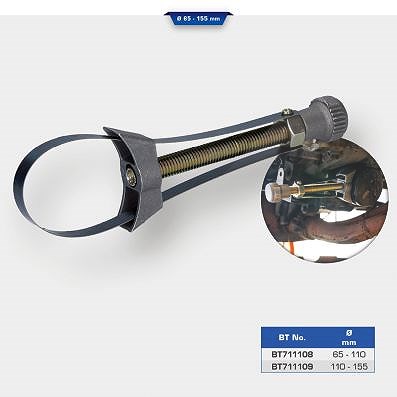 Ks Tools Ölfilterbandschlüssel, Ø 65-110mm [Hersteller-Nr. BT711108] von KS TOOLS