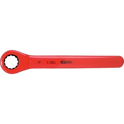 Ks Tools Ratschenringschlüssel mit Schutzisolierung, 22mm [Hersteller-Nr. 117.4222] von KS TOOLS