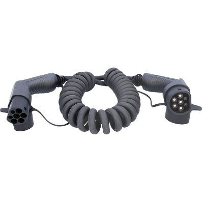 Efutoro Spiralladekabel Typ 2 auf Typ 2 11 kW, 32 A, 400 V, Mode 3, 5m [Hersteller-Nr. 117.7365] für Aiways, Aixam, Alfa Romeo, Audi, Bentley, BMW, Ce von Efutoro