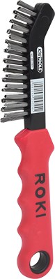 Ks Tools Stahldraht-Bremssattel-Drahtbürste 2-reihig, spitz [Hersteller-Nr. 201.2321] von KS TOOLS