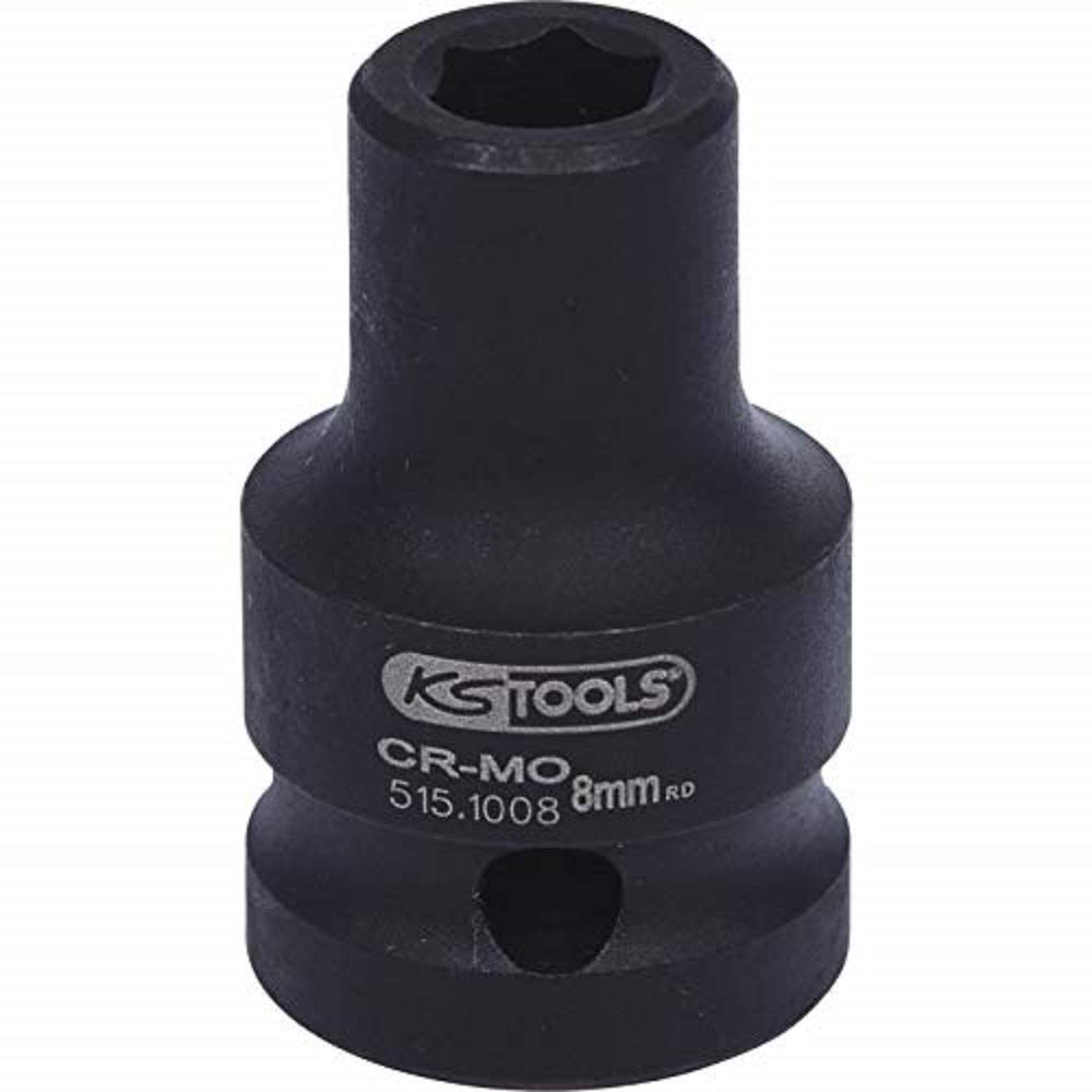 KS Tools 515.1009 1/2" Sechskant-Kraft-Stecknuss, kurz, 9mm von KS Tools