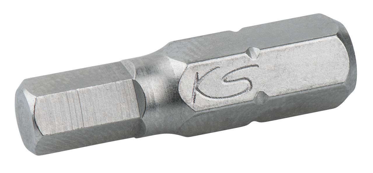 KS Tools 1/4' CLASSIC Bit Innensechskant, 25mm, 4mm, 5er Pack von KS Tools