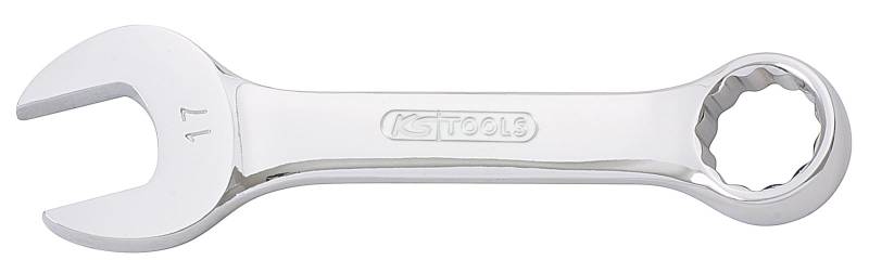 KS Tools CHROMEplus Ringmaulschlüssel, kurz, 12mm, auf Hänger von KS Tools
