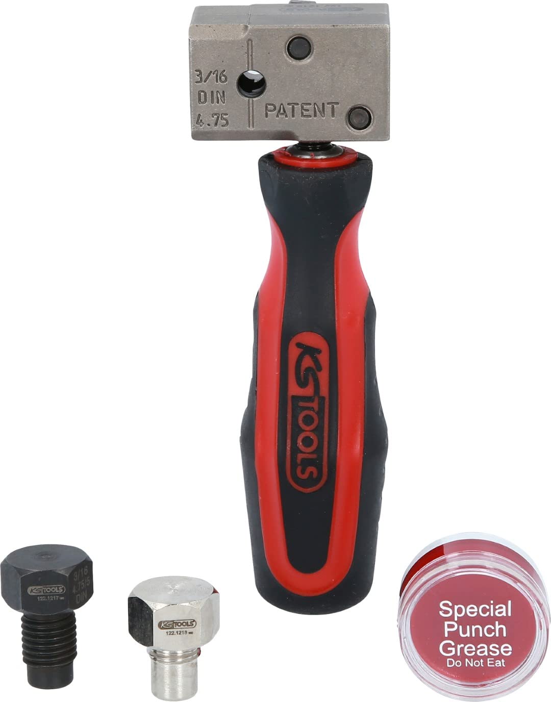 KS Tools 122.1215 FLAREFIXeco 4,75 mm Universal-Bremsleitungs-Bördelgerät-Satz, 4-tlg KS Tools 122.1215 FLAREFIXeco 4,75 mm Universal-Bremsleitungs-Bördelgerät-Satz, 4-tlg von KS Tools