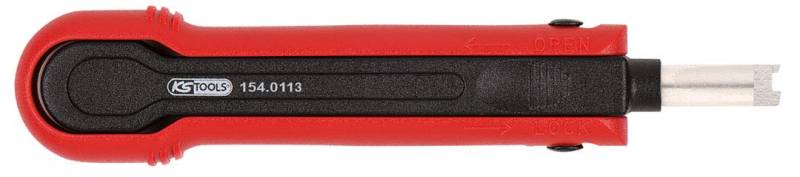 KS Tools 154.0113 Kabel-Entriegelungswerkzeug für Flachsteckhülsen 0,6 mm von KS Tools