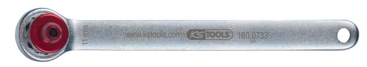 KS Tools 160.0733 Bremsen-Entlüftungsschlüssel. extra kurz. 11 mm. rot KS Tools 160.0733 Bremsen-Entlüftungsschlüssel. extra kurz. 11 mm. rot von BRILLIANT TOOLS
