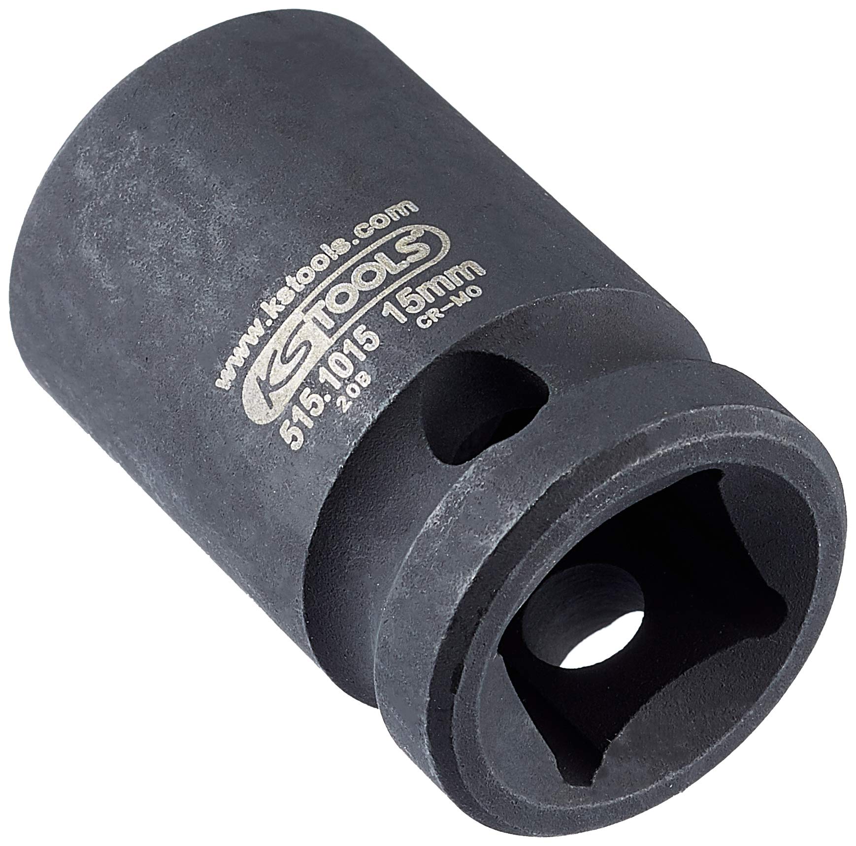 KS Tools 515.1015 1/2" Sechskant-Kraft-Stecknuss, kurz, 15mm von KS Tools