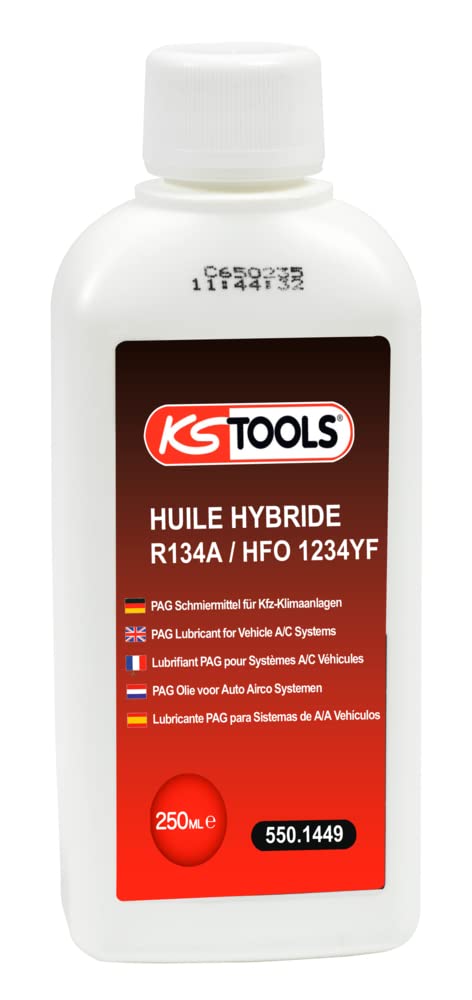 KS Tools 550.1449 Hybrid Öl R134A / HFO 1234YF 250ml für alle Klimaanlagen geeignet KS Tools 550.1449 Hybrid Öl R134A / HFO 1234YF 250ml für alle Klimaanlagen geeignet von KS Tools