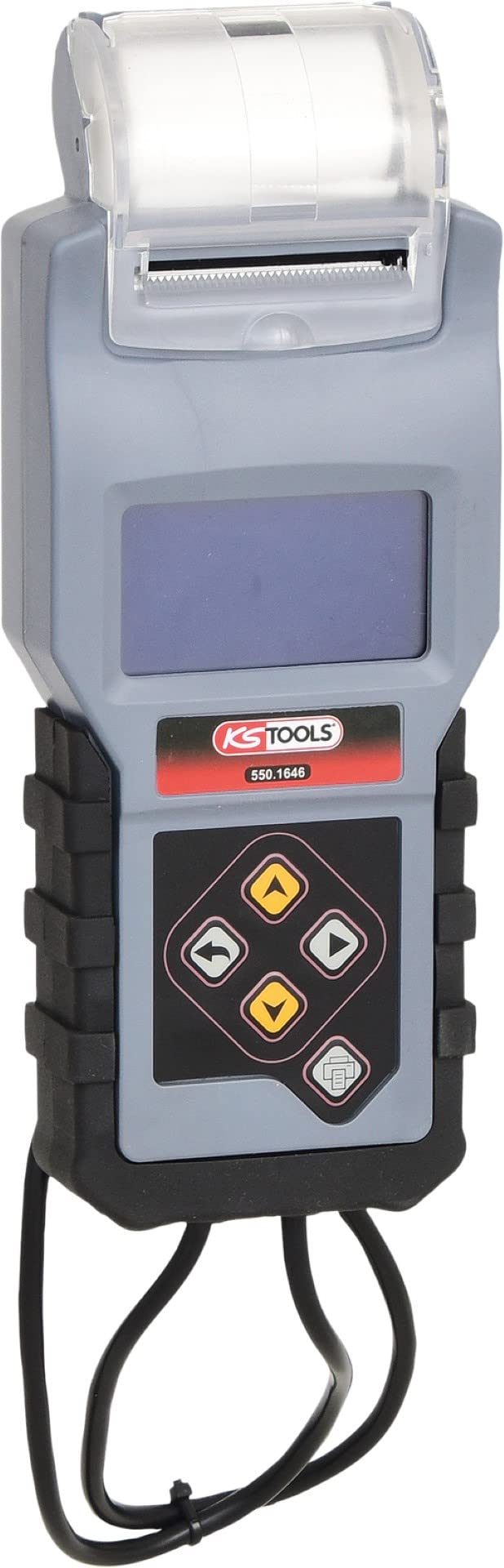 KS Tools 550.1646 12V Digital-Batterie- und Ladesystemtester mit integriertem Drucker von KS Tools