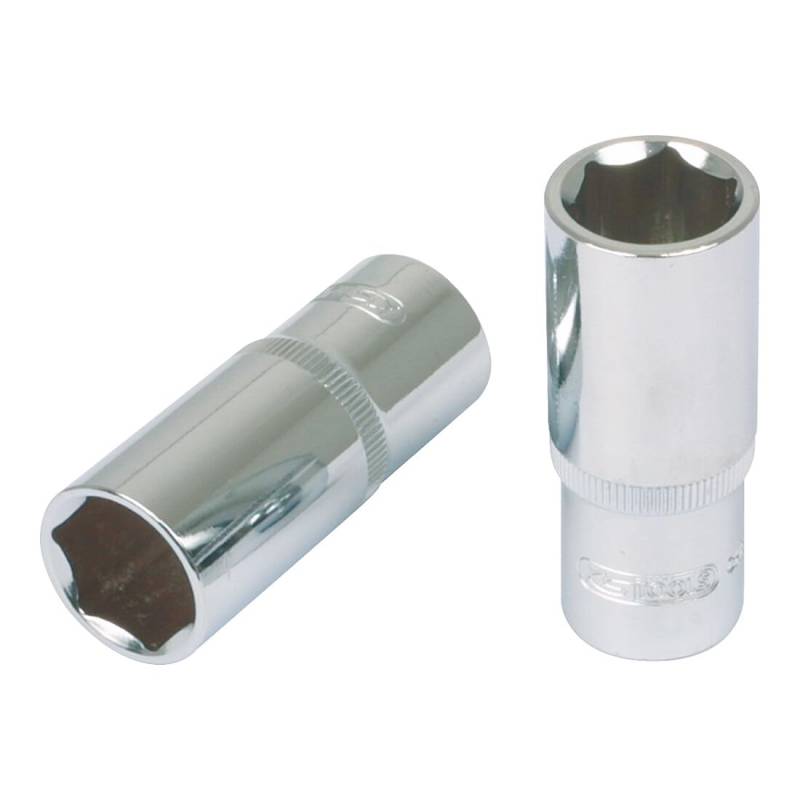 KS Tools 918.1530 1/4 Chrome+ 6Kant-Stecknuss,Lang,1/2 von KS Tools