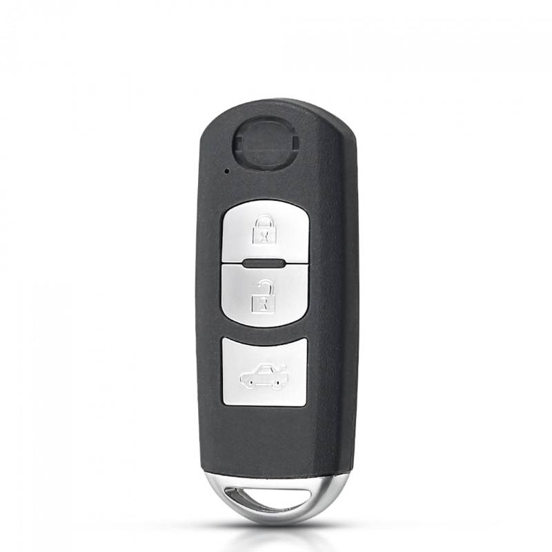 3 Tasten Auto Remote Key Shell Case Cover Fob Ersatz Zubehör für Mazda CX-3 Axela CX-5 Atenza Modell SKE13E-01 SKE13E-02 von KSHSAA