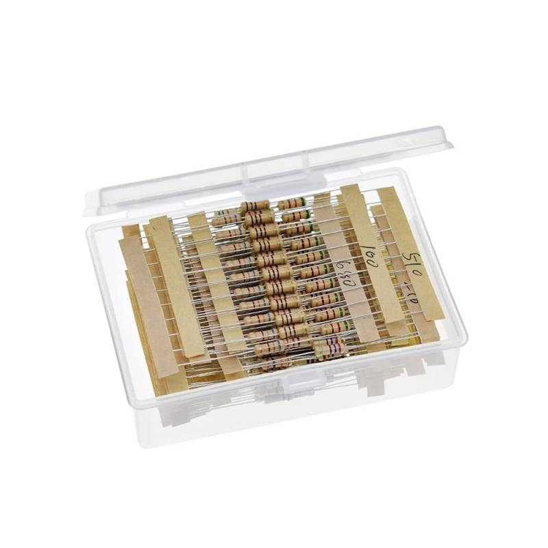 KSOPUERT 1/2 W 5% 30 Werte 300 Stück Kohleschicht Widerstands Set, Widerstandssortiment 10 R ~ 1 M Ohm, Verschiedene Widerstände, Konform mit ± 5% Toleranz von KSOPUERT