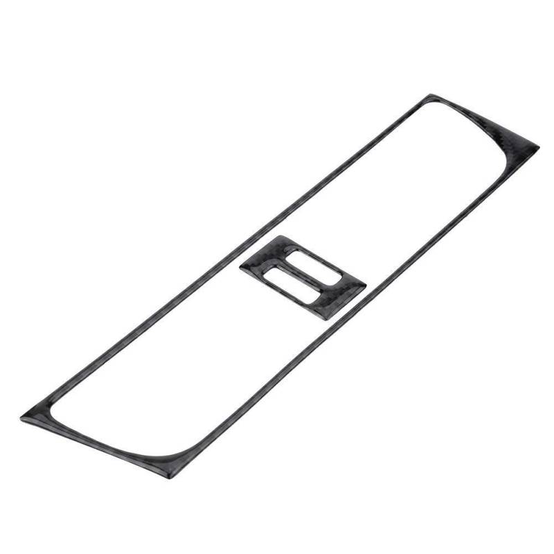 KSTE Carbon-Faser-Konsole Klimaanlage Outlet Vent Rahmenabdeckung Trim für A4 (B8) 2007-2016, Wippschalter, Schwarz von KSTE