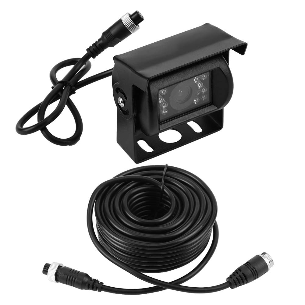 KSTE Rückfahrkamera Kabel, Auto Ruckfahrkamera, 24LED Auto-hintere Ansicht-Kamera-Unterstützungs Parken Nachtsicht Rückfahrkamera + 10m Kabel von KSTE